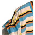 New AFRM Womens Size 3X Jorja Cropped Top Striped Ruched Cap Sleeves Multi Photo 2