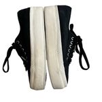 Michael Kors  Boerum Black MK Silver Logo Platform Sneaker, Sz 6 Photo 9