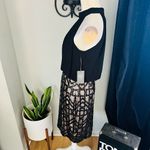 Vince Camuto Sequin Detail Halter Neck Cocktail Dress, Black, Size 4, NWT Photo 6