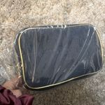 Juicy Couture Navy Velour Juicy and Love Pattern Makeup Train Case Photo 2