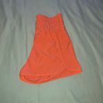 New In Vibrant Coral Athletic Shorts for Women Size Large Orange Photo 4