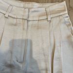 Pixie Market pleated off white high waisted shorts XS Photo 1