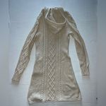 Athleta Hooded Cable Knit Sweater Dress with Zippered Pocket Women’s Size S/M Photo 10