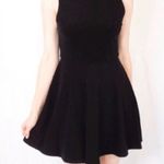 Alice + Olivia  Fit and Flare Black Mini Dress Photo 0