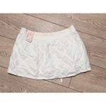 American Eagle  Outfitters White Eyelet Drawstring Mini Skirt Size 2 XS NWT NEW Photo 3