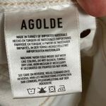 AGOLDE  Parker‎ Long White Denim Shorts Size 28 Raw Hem Casual Photo 8