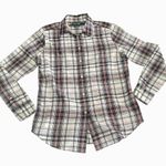 Ralph Lauren Lauren Plaid Non Iron Dress Shirt S White Black Red Blouse Photo 4