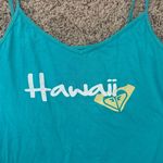 Roxy Vintage Y2K blue  Hawaii cami top Photo 1