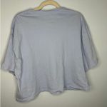 Jantzen  Ruby Love Cropped Short-Sleeved T-Shirt Size XL Blue Pride LGBTQIA Photo 1