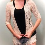 Daytrip Buckle ! Cream lace zip up size small! Photo 1