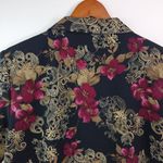 Laura Scott  20W Black Red Blooms Top Plus Photo 1
