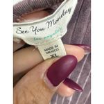 See You Monday  Purple Tie Dye Romper Size XL Hippie Boho Festival Photo 5