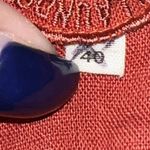 Zyga Lin'n Laundry Women's Linen Midi Shift Dress Sleeveless Red Size 40 US 8 Photo 5