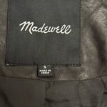 Madewell Washed Leather Motorcycle Jacket- New S Photo 6