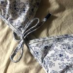 Intermix Blue Floral Bikini Top Photo 4