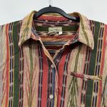The Territory Ahead Women’s Aztec Print Button Up Shirt Size XL Cotton Western Red Photo 1