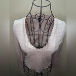 Wild Fable NWOT Beige V-Neck Long Sleeve Top Photo 1