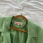 Free People Olivia Linen Blazer Double Breasted Belted Oversized Photo 2