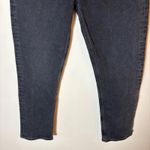 AGOLDE  Riley Crop Size 28 High Rise Button‎ Fly Black Wash Denim Photo 2