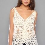 Free People NWOT Lattice Lace Top Photo 1