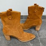 Splendid Tan Suede Leather Raquel Western Boots Photo 6
