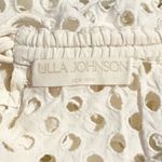 Ulla Johnson Grace Top Pearl White Eyelet Floral Applique Puff Sleeve Size 6 Photo 5