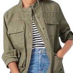 J.Crew green cargo pocket style full zip jacket Large Photo 0