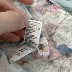 Lascana Women's 6 White Floral Blouse Cottagecore Feminine 3/4 Sleeve Fairy Black Photo 9