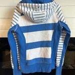 Lululemon  Scuba Hoodie II in Stroll Stripe Pipe Dream Blue White Photo 3