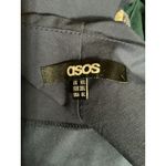 Navy Blue Asymmetrical Dolman Sleeve Zipper Front Dress Women Size L Photo 4