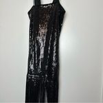 Forever 21 Black Sequin Dress with Sequin Fringe Hem Photo 6