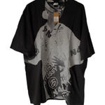 Stüssy Stussy NWTs Lady Paris Pigment Dyed Faded Black Unisex T-Shirt size large Photo 0