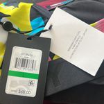 DKNY  Black Printed Scoop Neck Swimsuit Top w/Removable Cups, Size L NEW w/Tag Photo 2