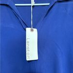 Blue Relaxed Fit Polo Blouse with 3/4 Sleeves
Women’s Oversized Langston XS NWT Photo 3