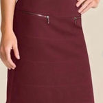 Athleta NWOT  Strata Ponte Knit Black A-line Skirt D40 Photo 0