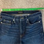 Banana Republic EUC  Premium Denim High Rise Slim Straight Dark Wash Jeans, 29 Photo 11