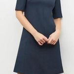 MM. LaFleur Navy Blue Elbow Sleeve A Photo 0