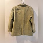 NWOT Smythe Surplus Linen Blend Blazer In Army Green Size Large Photo 7