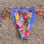 Kendall + Kylie Floral Splash High Cut Side Tie Bikini Bottom Photo 3