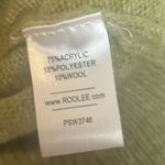 Roolee  Dear Reader Long Sleeve Cropped Square Neck‎ Sweater Puffy Sleeve Photo 3