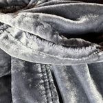 Pilcro Anthropologie The Hadley Relaxed Velvet Button Down Shirt S Gray Photo 10