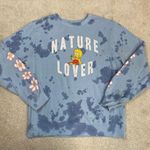 Target The Simpsons Lisa Nature Lover Tie-Dye Graphic Sweatshirt Size L Photo 0