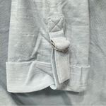 Chico's Chico’s Rolled 3/4 Sleeve D Ring Tab Slub Cotton Top in Hazy Blue Size 1/M Photo 6