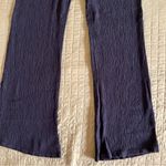 3 Dots Black Gauze Wide Leg Pants Photo 2