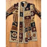 Vtg Norm Thompson Western Print Button Front Cardigan Sweater Women's Size S Photo 7