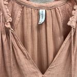 Gentle Fawn  Ruffle Sleeve Peasant Mini Dress S in Clay Photo 1