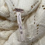 Free People For The Love of Cables Oversized Cream Sweater Dress Tunic XS Photo 8