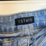1. State  Denim Pocket Pencil Mini Skirt in Wash Medium Blue Size Medium Photo 2