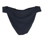 ANDIE NWT x Claire The Gold Coast Bikini Bottom Ribbed Stretch M Black #3834 Photo 4