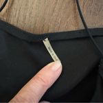 Silk blend little black dress with lace trim hem, size 8 Photo 12